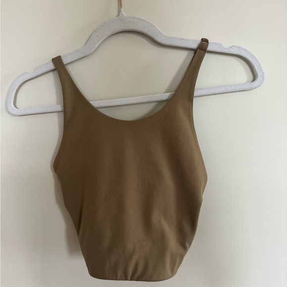 Girlfriend collective Topanga Bra in beige - Picture 1 of 5